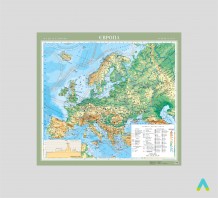фото - Європа. Фізична карта