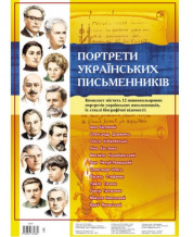 фото - Комплект плакатів "Українські письменники"