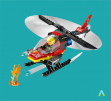 фото - Конструктор Lego Пожежний рятувальний вертоліт