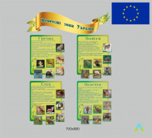 фото - Комплект стендів Природні зони України