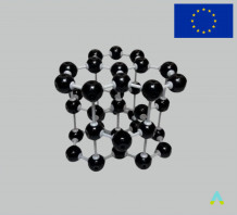 фото - Кристалічна решітка Графіту з AI контентом