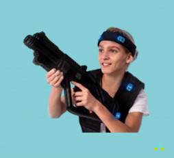 фото - Комплект лазертаг із макетами сучасної стрілецької зброї  AR15 на 8 гравців