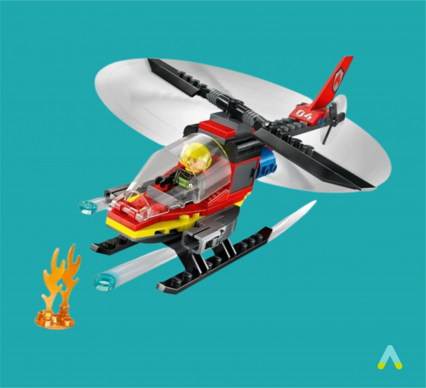 Конструктор Lego Пожежний рятувальний вертоліт - фото