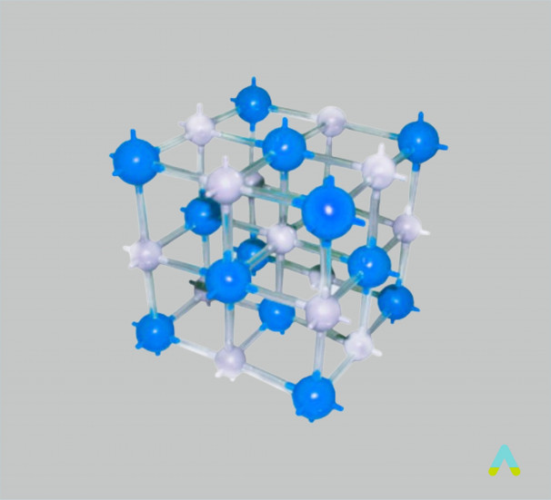 Модель "Кристалічна гратка NaCl" - фото