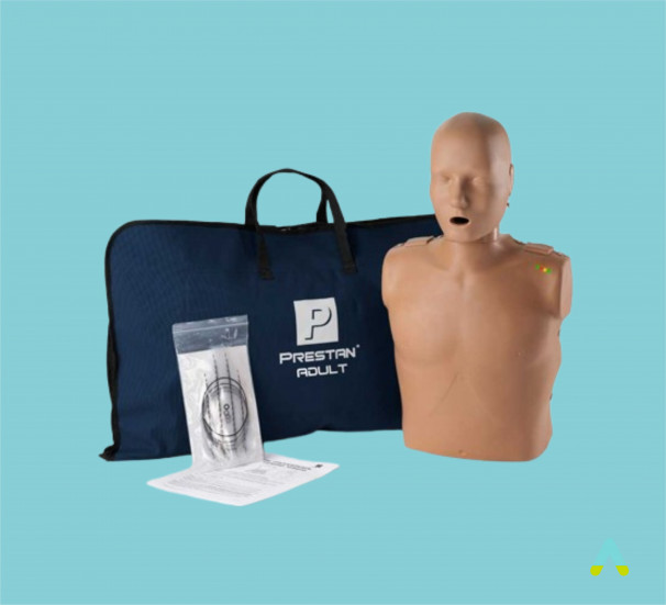 Тренажер для проведення серцево-легеневої реанімації, торс дорослого, з електронікою, монітором та програмним забезпеченням - фото