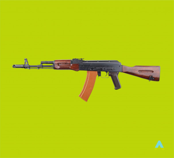 Макет масогабаритний автомата Калашникова, ​​калібр 7.62, нерозбірний - фото
