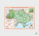 фото - Україна. Природно-заповідний фонд м-б 1:1 000 000 картон на планках